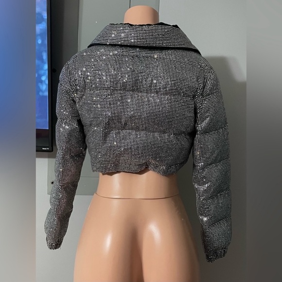 Nice Swarovski bezeled designer jacket size small - Picture 2 of 5